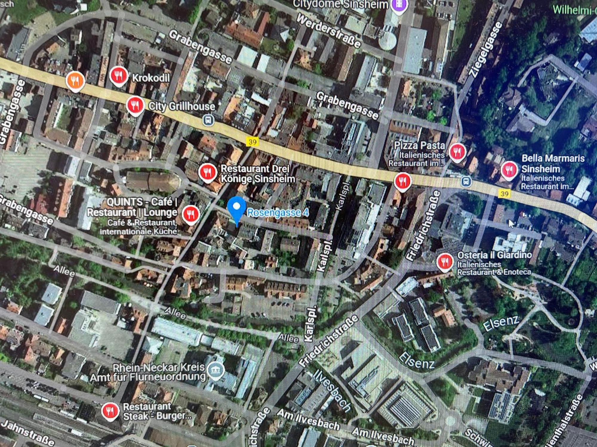 City Apart 2 Stadtwohnung Mit Netflix Nahe Bahnhof Sinsheim Eksteriør billede